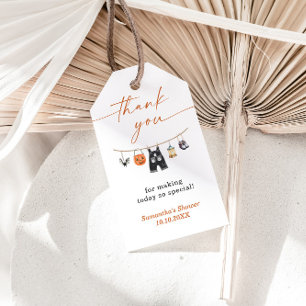 Little Boo Halloween Baby Shower Favour Tag