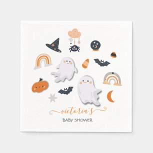 Little Boo Halloween Baby Shower Napkin