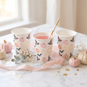 Little Boo Halloween Baby Shower Paper Cups