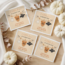 Little Boo Halloween Baby Shower Personalized Napkin