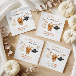 Little Boo Halloween Baby Shower Personalized Napkin