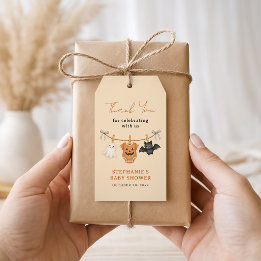 Little Boo Halloween Baby Shower Thank You Gift Tags