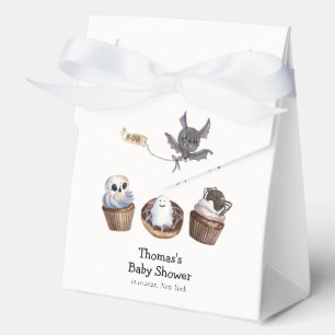 Little Boo Halloween cupcake Baby Shower Favor Box