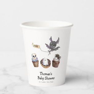 Little Boo Halloween cupcake Baby Shower Paper Cups