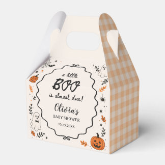 Little Boo Halloween Ghost Baby Shower Favor Box
