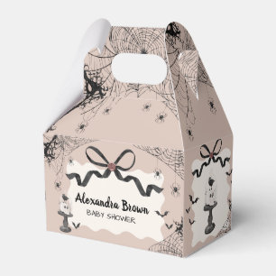 Little Boo Halloween Gothic Baby Shower Favor Box