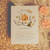 Little Boo Halloween Pumpkin Baby Shower