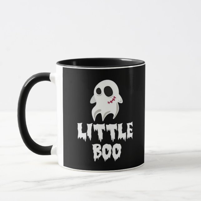 Little Boo In Halloween Cool Graphic Mug (Left)