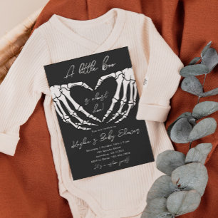 Little Boo Is Almost Due Baby Shower Invitation