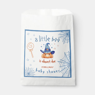 Little boo is Almost Due Boy Shower  Favour Bag