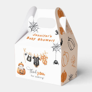Little Boo is almost Due Cute Boy Baby Shower Favor Box