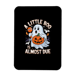 Little Boo Is Almost Due Cute Halloween Pregnancy  Magnet