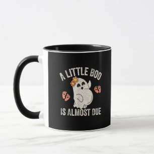 Little Boo Is Almost Due Halloween Pregnancy Annou Mug