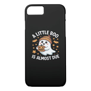 Little Boo Is Almost Due Halloween Pregnancy Revea Case-Mate iPhone Case