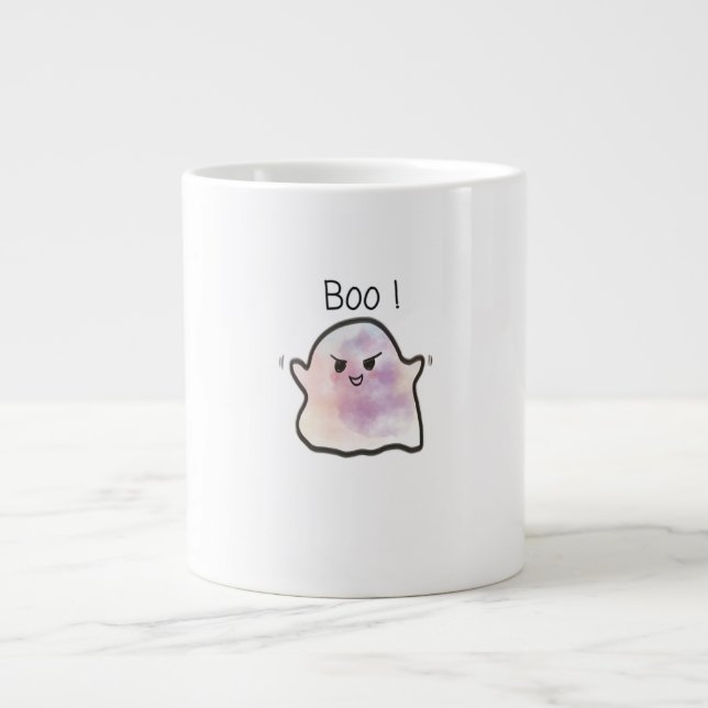 Little Boo Is Cheeky Funny Meme Large Coffee Mug (Front)