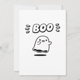 Little Boo Minimal Style Holiday Card