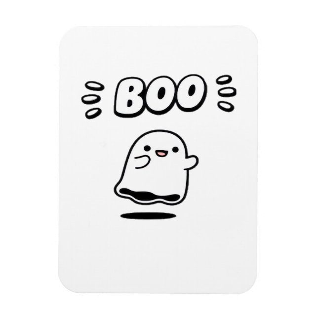 Little Boo Minimal Style Magnet (Vertical)