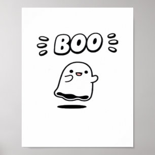 Little Boo Minimal Style Poster