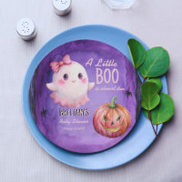 Little boo pink cute ghost baby shower