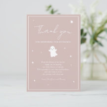 Little Boo Pink Ghost Girl Baby Shower