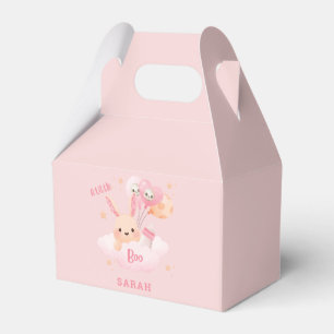 Little Boo Pink Halloween Baby Shower Favor Box