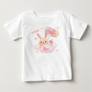 Little Boo Pink Halloween Baby Shower T-Shirt