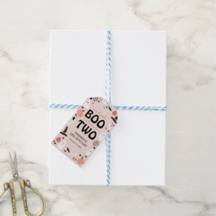 Little Boo turning Two Spooky Halloween Birthday Gift Tags
