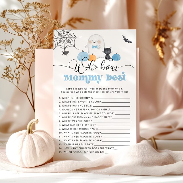 Little boo Who knows mommy best shower game (Creator Uploaded)