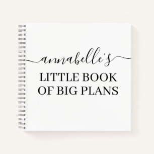 Little Book Of Big Plans Notebook