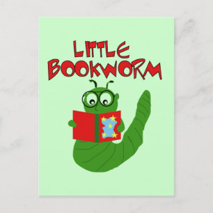 Little Bookworm Tshirts and Gifts Postcard