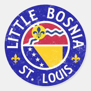 Little Bosnia St. Louis Classic Round Sticker