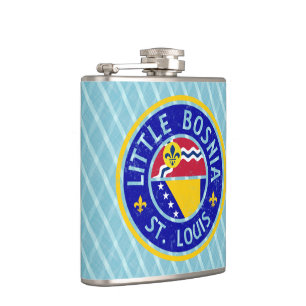 Little Bosnia St. Louis Hip Flask