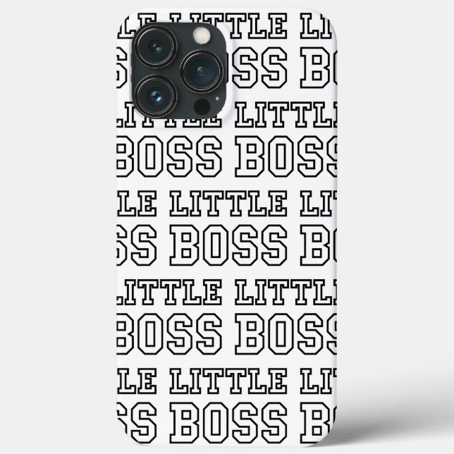 LITTLE BOSS Case-Mate iPhone CASE (Back)