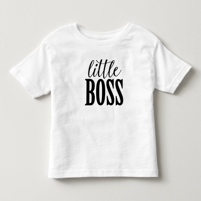 little BOSS graphic (unisex) tee (Front)