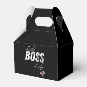 Little Boss Lady Baby Children Toddler Girl Short Favor Box