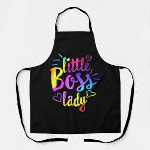 Little Boss Lady Girls Kids Daughter Baby mini bos Apron