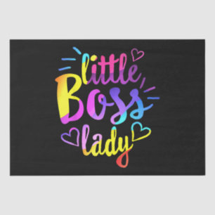 Little Boss Lady Girls Kids Daughter Baby mini bos Tissue Paper