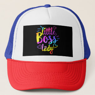 Little Boss Lady Girls Kids Daughter Baby mini bos Trucker Hat