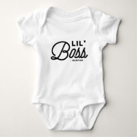 Little Boss Modern Typography Personalized