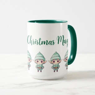 Little Bosy Elf Xmas Magic Customized Mug