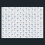 Little Bow Blue Gift Wrap Tissue Paper<br><div class="desc">Little Bow Blue Gift Wrap</div>