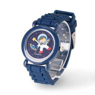Little Boy Astronaut Personalized Watch