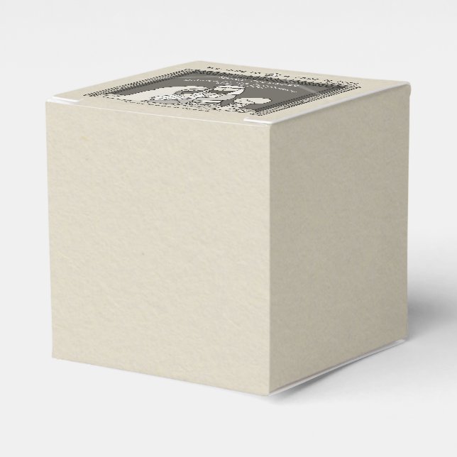 Little Boy at the Manger-Merry Christmas Favor Box (Front Side)