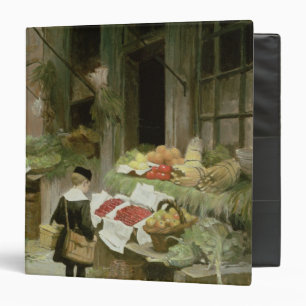 Little Boy at the Market Binder
