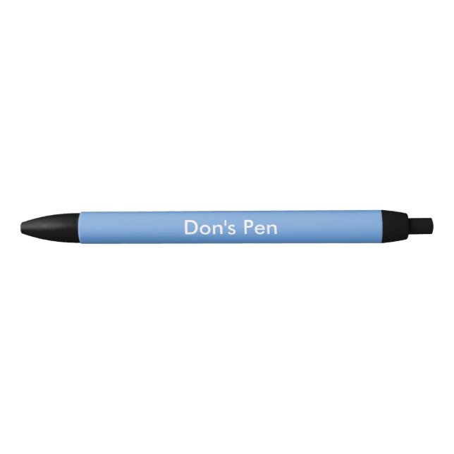 Little Boy Blue Personalized Black Ink Pen (Front)
