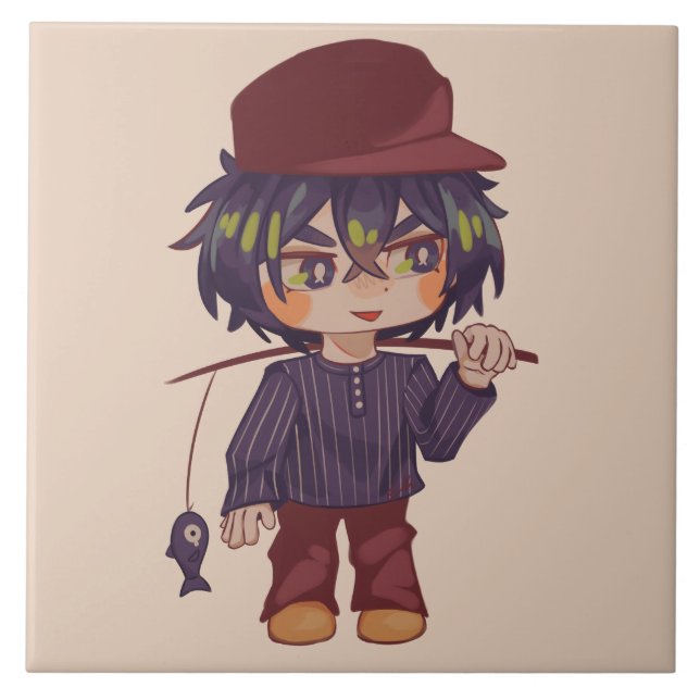 Little boy Chibi  Tile (Front)