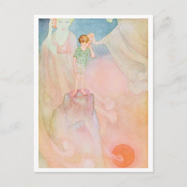 Little Boy in a Dream Dorothy Lathrop Postcard (Front)