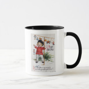 Little Boy Showing His Gifts Mug