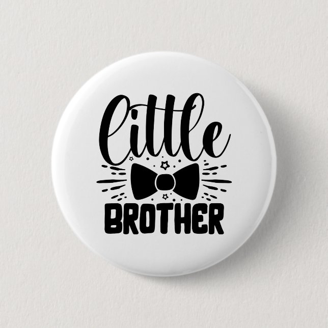 Little brother 2 inch round button (Front)