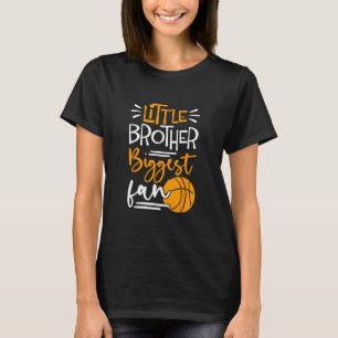 Little Brother Biggest Fan Sketll T-Shirt